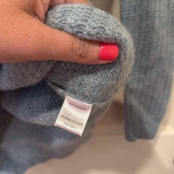 Garnet Hill NWOT cashmere sweater, XS - Picture 7 of 8